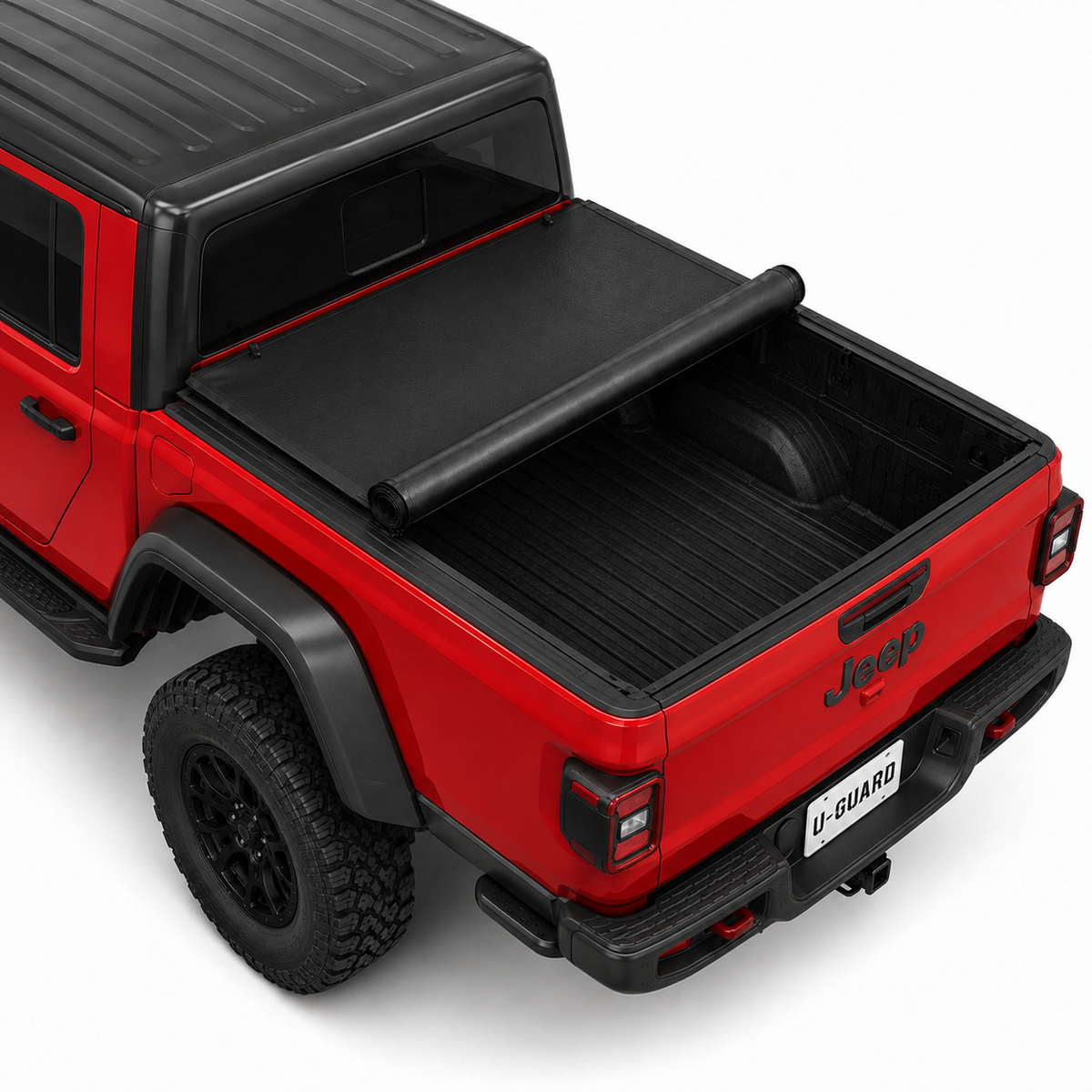 U-Guard Overland Series Soft Roll-Up Tonneau Cover (Jeep Gladiator 2020-2027 5 Ft. Bed)