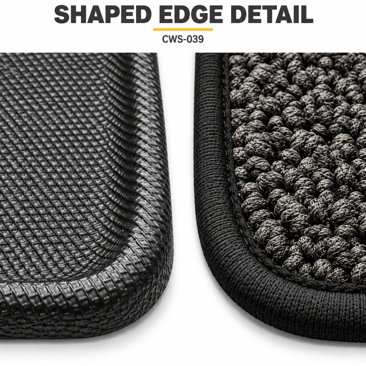 U-Guard Floor Mats with Carpet Inserts for Tesla Model Y 2025-2027