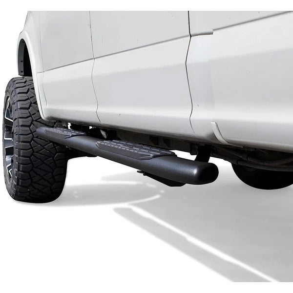 U-Guard 4.25 in. Premium Oval Side Steps | SPN-2223BK | for 2015-2023 Ford F150 SuperCrew Cab | 2017-2023 F250/350/450 Super Duty SuperCrew Cab