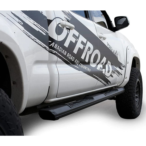 U-GUARD 5" Matte Black Powder-Coated Aluminum Running Boards | SX-1311 | for Chevy Colorado / GMC Canyon Crew Cab 15-23