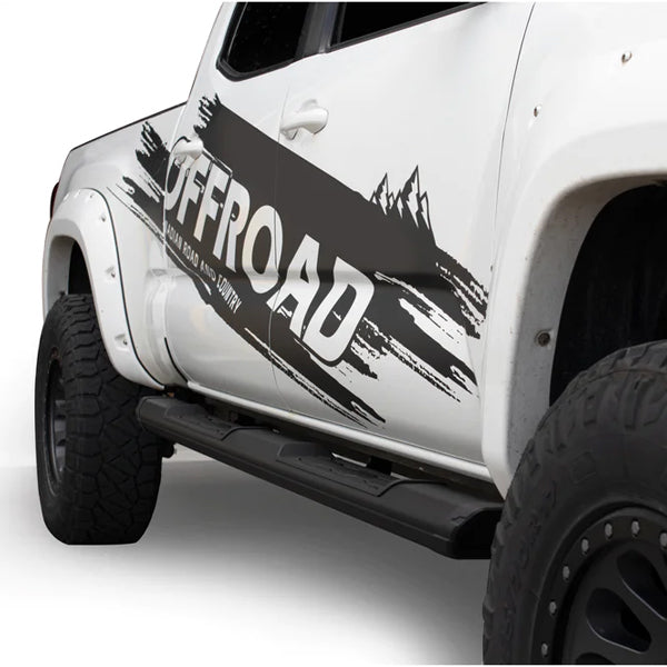 U-GUARD 5" Matte Black Powder-Coated Aluminum Running Boards | SX-3331 | for 2019-2023 Classic Ram 1500 / 2010-2023 Ram 2500/3500 Crew Cab