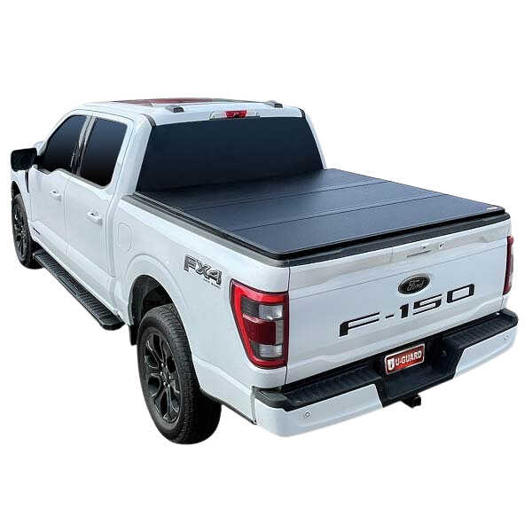 U-Guard Hard Tri-Fold Tonneau Cover | HTF-1463 | for 19-23 Chevrolet Silverado 1500 / GMC Sierra 1500 6.5ft Bed