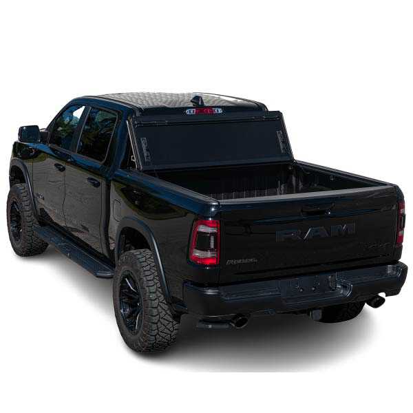 U-Guard Low Profile Hard Fold Tonneau Cover | UHFF-3324 | for 19-23 Ram 1500 (New Body Style) 5.7ft Bed (Excl. Rambox Models)