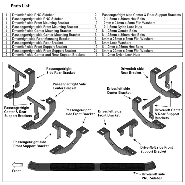 U-Guard 4.25 in. Premium Oval Side Steps | SPN-3439BK | for 2018-2023 Jeep Wrangler JL 4 Door