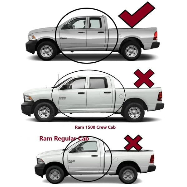 U-Guard 4.25 in. Premium Oval Side Steps | SPN-3324BK | for 2019-2023 RAM 1500 New Body Style Quad Cab