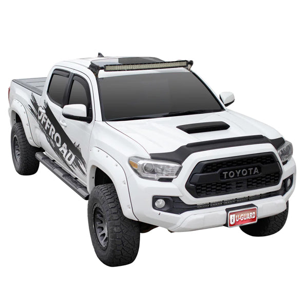 U-GUARD 5" Matte Black Powder-Coated Aluminum Running Boards | SX-4206 | for Toyota Tacoma Double Cab 05-23
