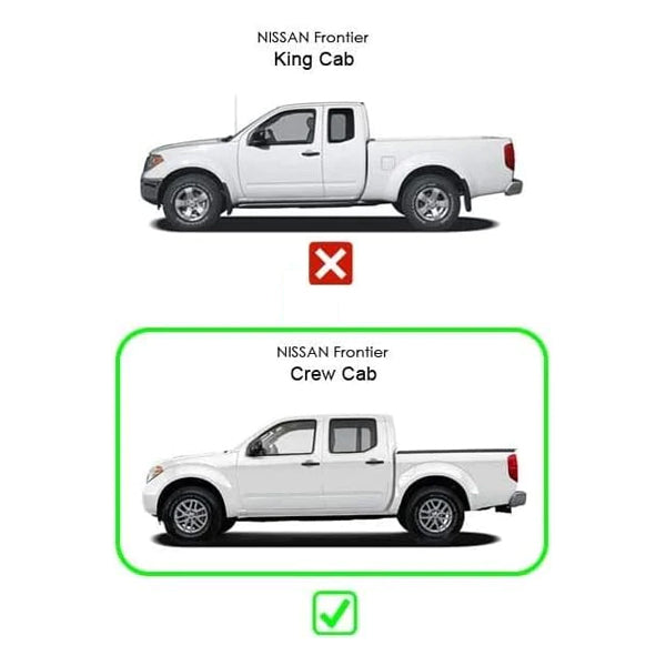 U-Guard Textured Black Drop Step Nerf Bars | SD-5101| for 2005-2023 Nissan Frontier Crew Cab