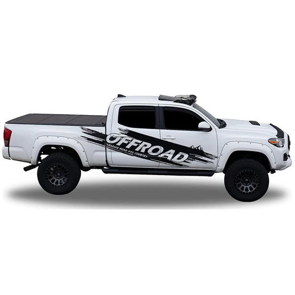 U-GUARD 5" Matte Black Powder-Coated Aluminum Running Boards | SX-4421 | for Toyota Tundra Crew Max 22-23