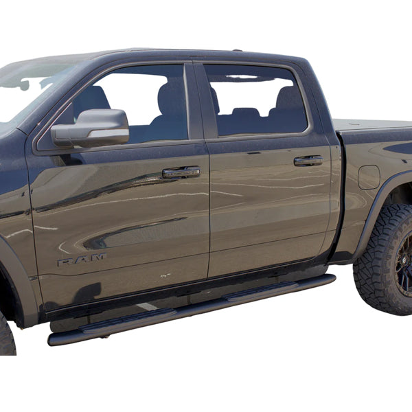 U-Guard 4.25 in. Premium Oval Side Steps | SPN-3323BK | for 2009-2023 Dodge Ram 1500 Classic Body Style Quad Cab