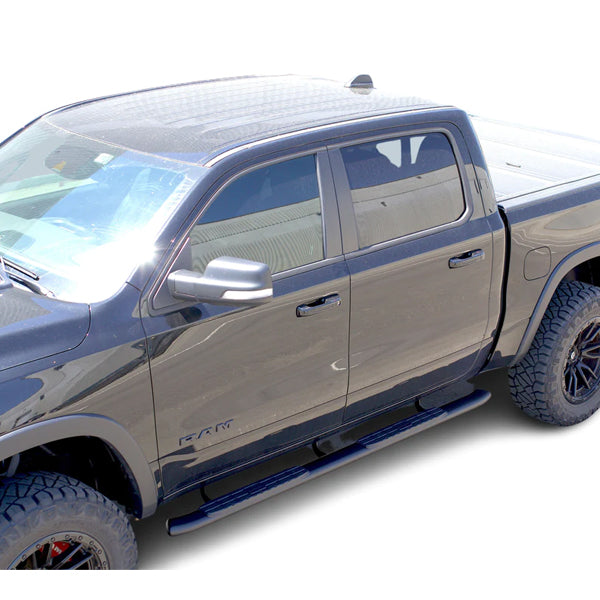 U-Guard 4.25 in. Premium Oval Side Steps | SPN-3332BK | for 2019-2023 Ram 1500 New Body Style Crew Cab