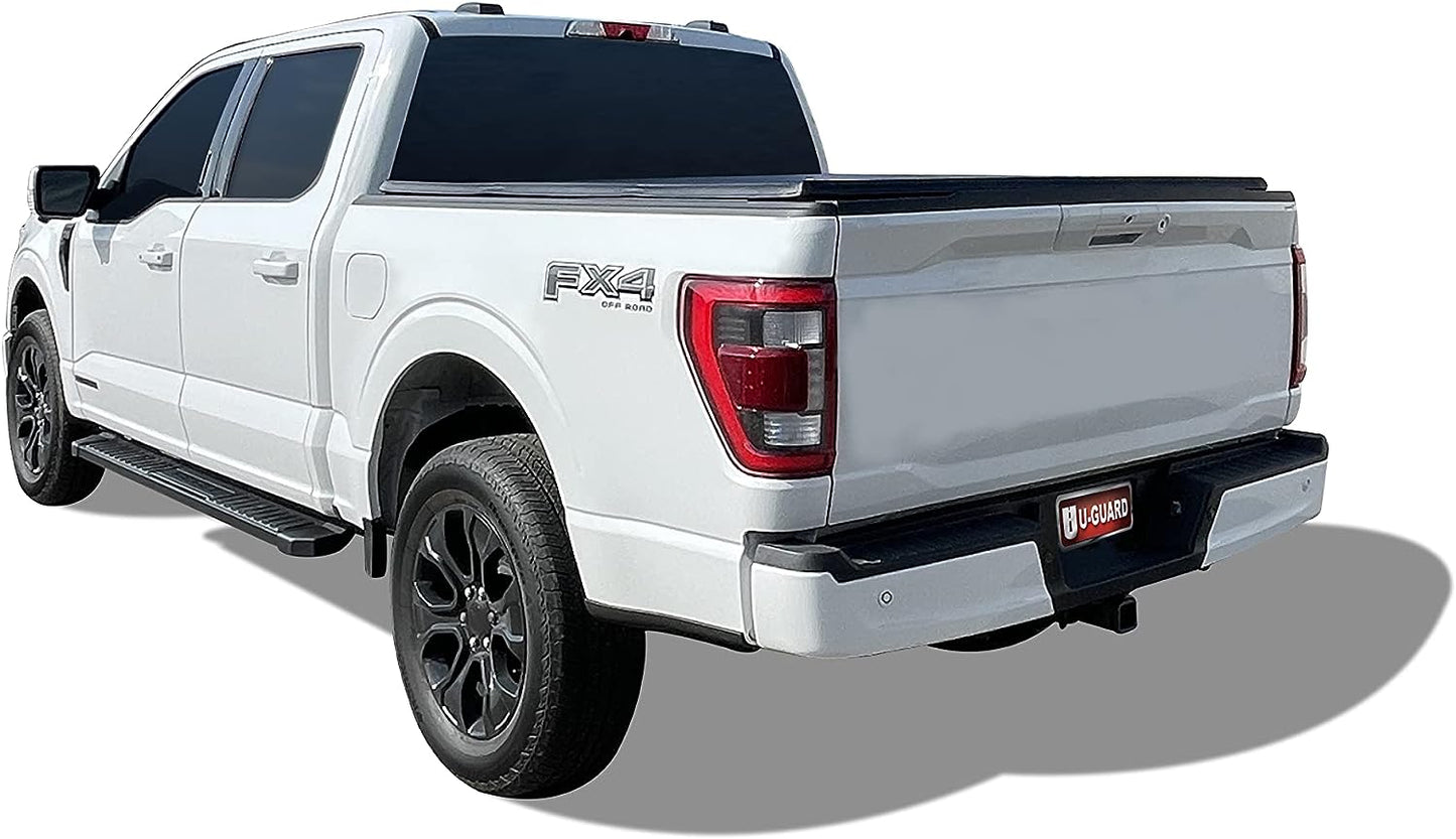 U-Guard Soft Tri-Fold Tonneau Cover | STF-2213 | for 15-23 Ford F150 5'7" Bed