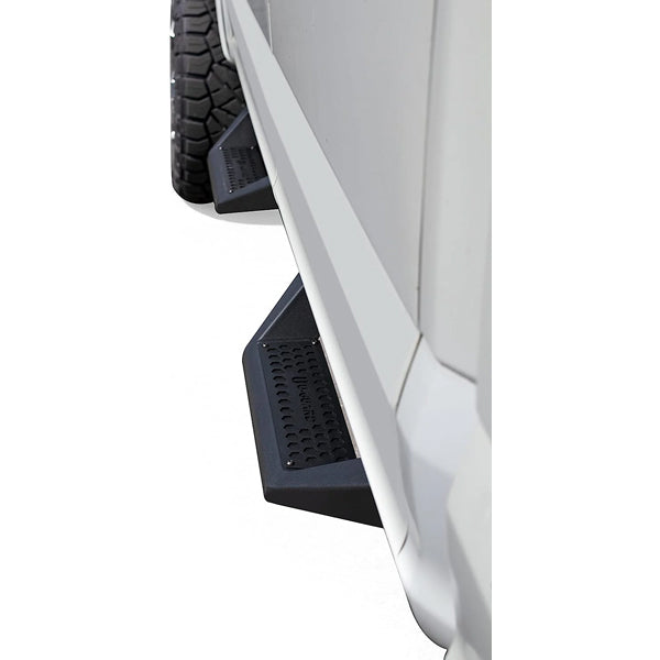 U-Guard Textured Black Drop Step Nerf Bars | SD-5101| for 2005-2023 Nissan Frontier Crew Cab