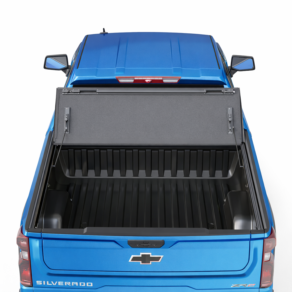 U-Guard Low Profile Flip up Tonneau Cover (Chev / GMC Silverado / Sierra 1500 2019-2025 6'6" Bed)