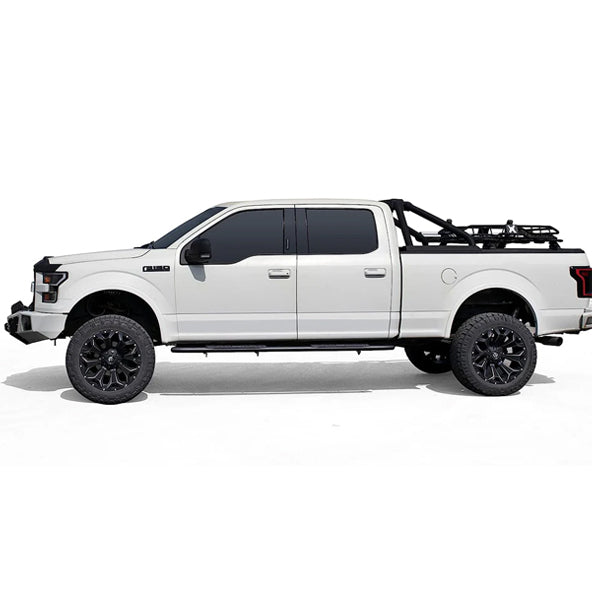 U-Guard 4.25 in. Premium Oval Side Steps SPN-1462BK | for 2007-2018 Chevrolet Silverado 1500 Crew Cab / GMC Sierra 1500 Crew Cab / 2007-2019 2500HD/3500HD Crew Cab