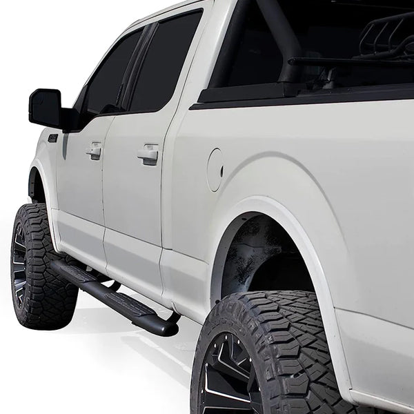 U-Guard 4.25 in. Premium Oval Side Steps | SPN-3439BK | for 2018-2023 Jeep Wrangler JL 4 Door
