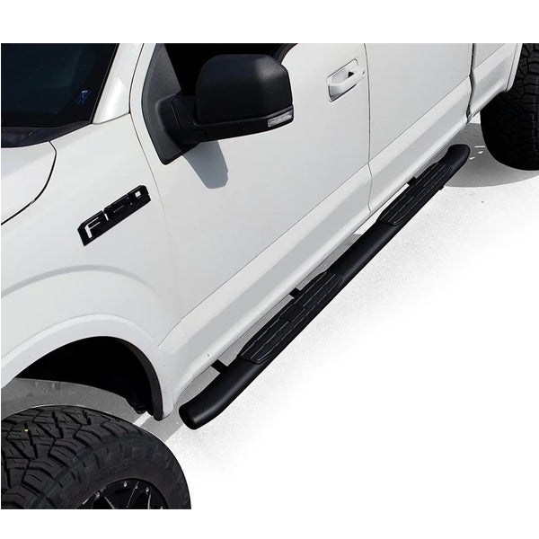 U-Guard 4.25 in. Premium Oval Side Steps | SPN-2223BK | for 2015-2023 Ford F150 SuperCrew Cab | 2017-2023 F250/350/450 Super Duty SuperCrew Cab