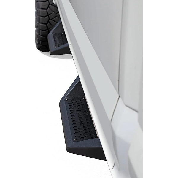 U-Guard Textured Black Drop Step Nerf Bars | SD-4206 | for 2016-2023 Toyota Tacoma Double Cab