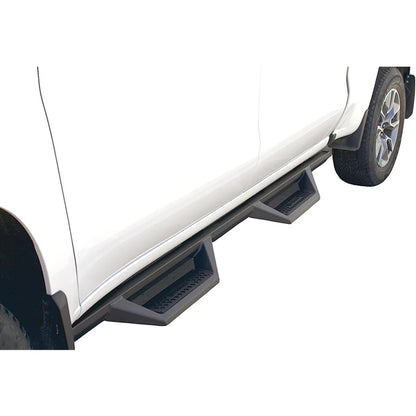 U-Guard Textured Black Drop Step Nerf Bars | SD-5101| for 2005-2023 Nissan Frontier Crew Cab