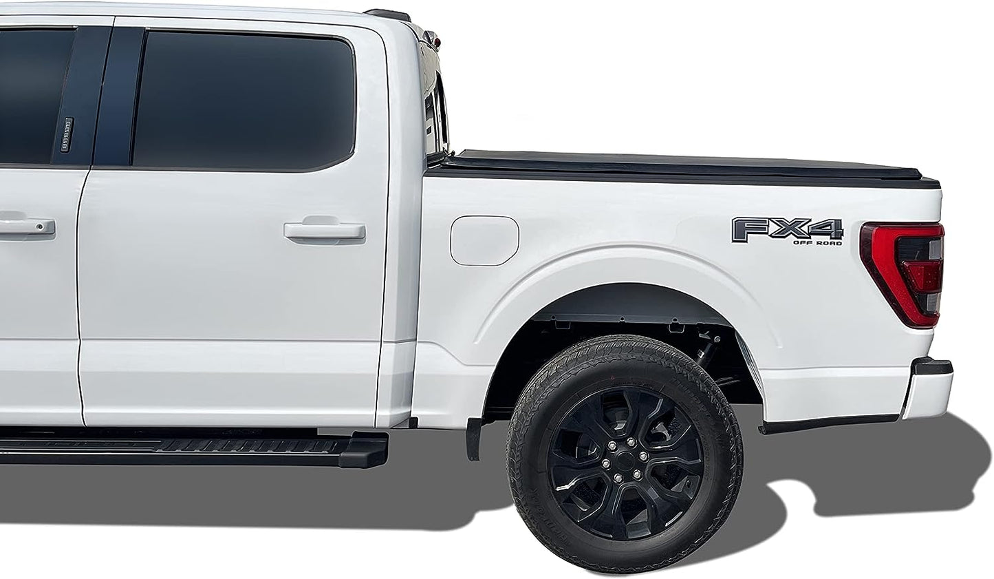 U-Guard Soft Tri-Fold Tonneau Cover | STF-2213 | for 15-23 Ford F150 5'7" Bed