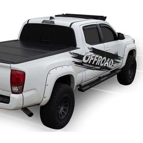 U-GUARD 5" Matte Black Powder-Coated Aluminum Running Boards | SX-1311 | for Chevy Colorado / GMC Canyon Crew Cab 15-23