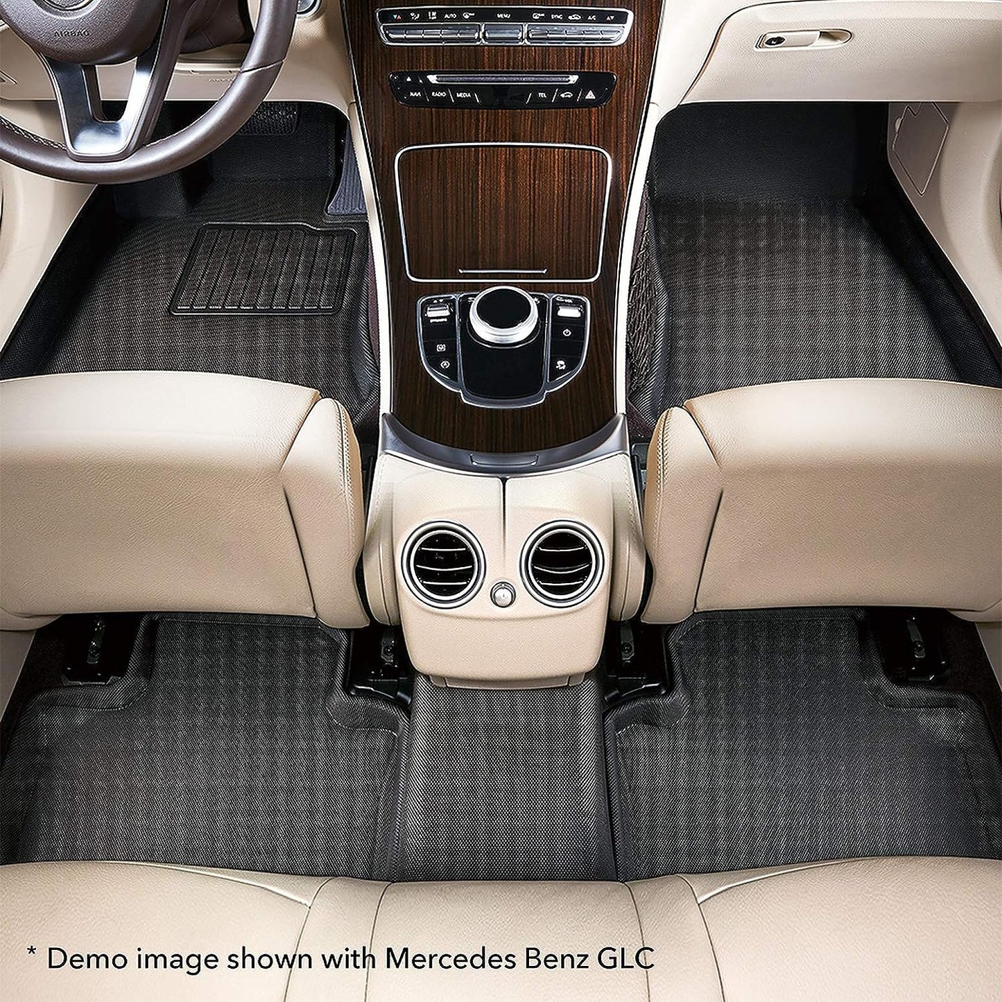 3D MAXpider Custom Fit Floor Liner Black for 2014-2020 ACURA RLX