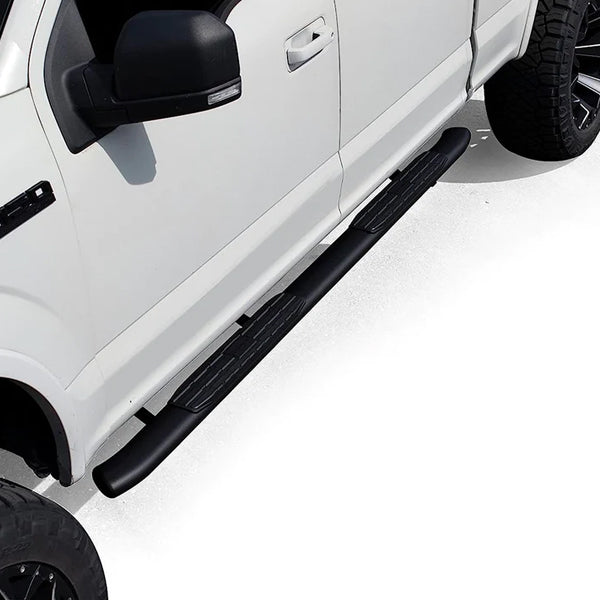 U-Guard 4.25 in. Premium Oval Side Steps SPN-1462BK | for 2007-2018 Chevrolet Silverado 1500 Crew Cab / GMC Sierra 1500 Crew Cab / 2007-2019 2500HD/3500HD Crew Cab