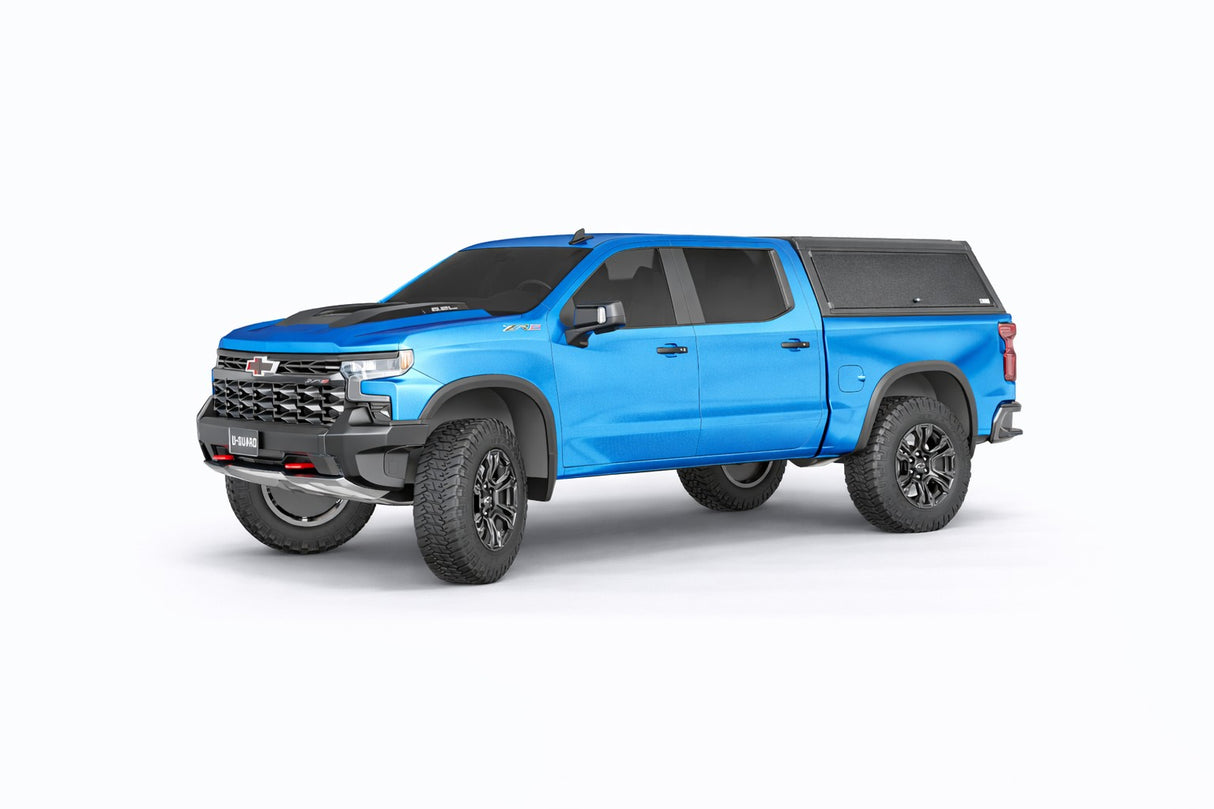 U-Guard Overland Series EL Cap (Chev - GMC -Silverado / Sierra 2019-2025 6'7" Bed) Truck Bed Cap