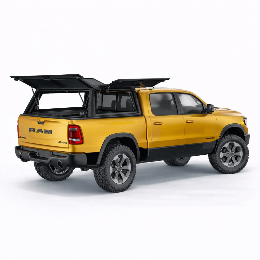 U-Guard Overland Series EL Cap (Ram 1500 New Body 2019-2025 5'7" Bed & Classic 5.7 Bed 2009-2024) Truck Bed Cap
