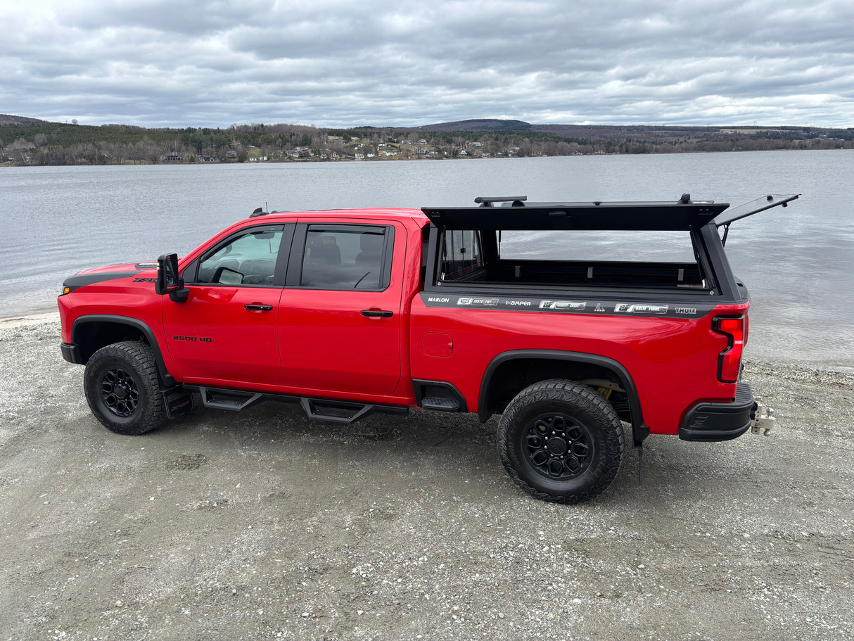 U-Guard Overland Series EL Cap (Chev / GMC -Silverado / Sierra 2500/3500 HD 6'9" Bed) Truck Bed Cap