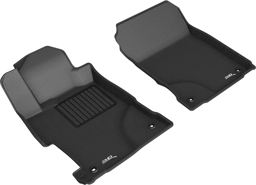 3D MAXpider Custom Fit All-Weather Floor Mat for Select Acura ILX Models - Kagu Rubber (Black) 2013-2022 - Front Row
