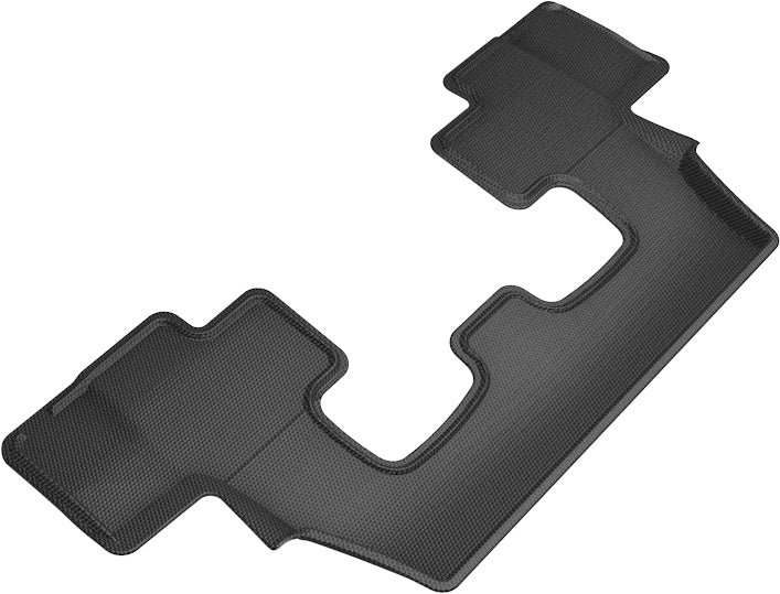 3D MAXpider Custom Fit Kagu Floor Mat (Black) Compatible with Audi Q7 2017-2024 - 3rd Row