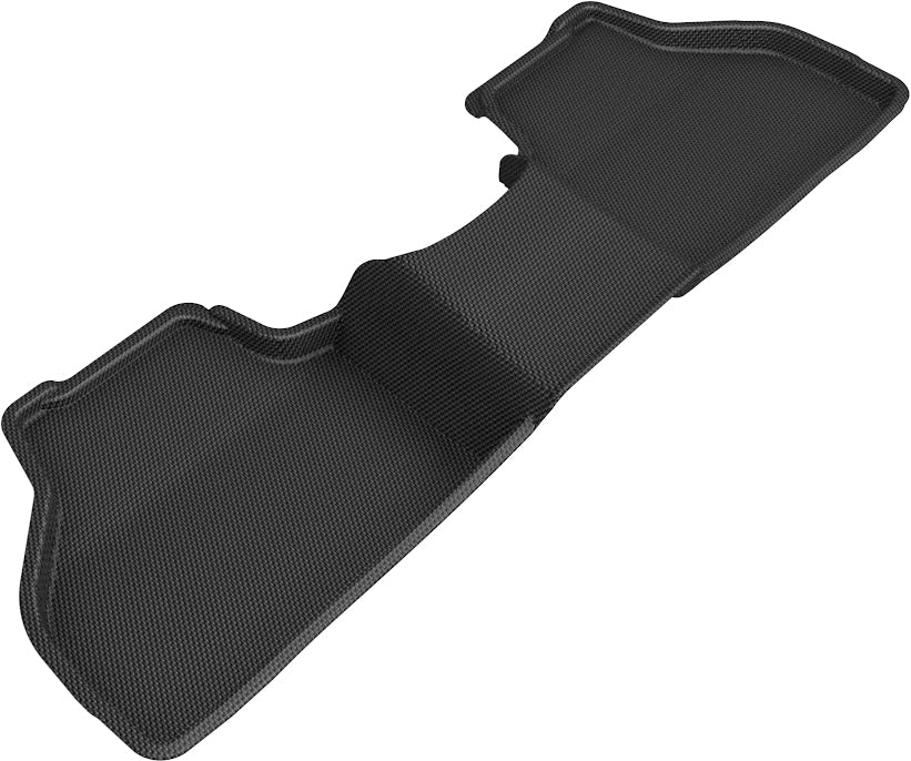 3D MAXpider Custom Fit All-Weather Floor Mat for Select BMW X3 Models - Kagu Rubber (Black) - Second Row