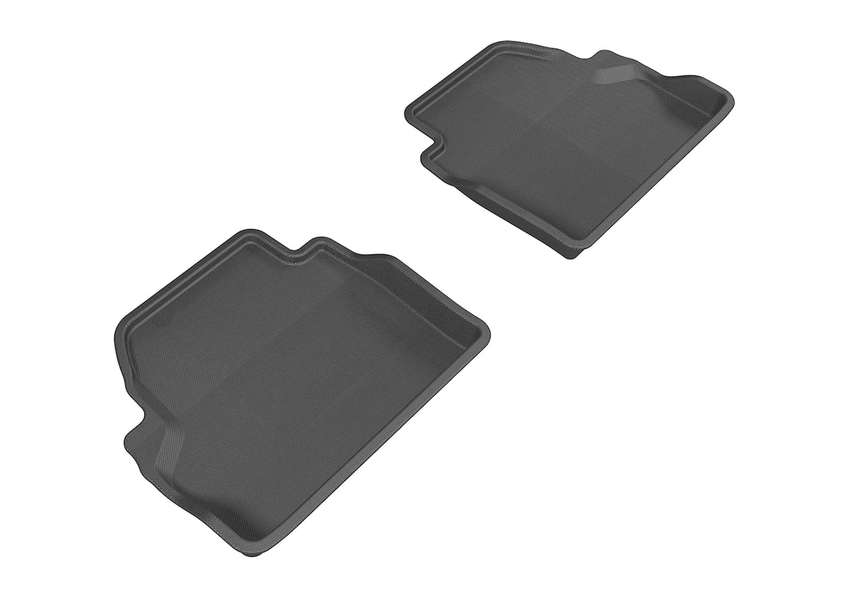 3D MAXpider Custom Fit Floor Mat for Select BMW 4 Series F32 Models - Kagu Rubber (Black) 2014-2020 - Second Row