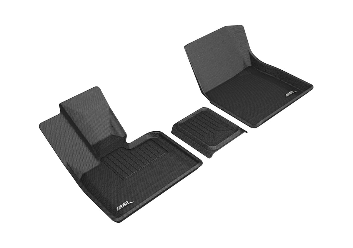 3D MAXpider Custom Fit Kagu Floor Mat (Black) Compatible with BMW I3 2014-2020 - Front Row