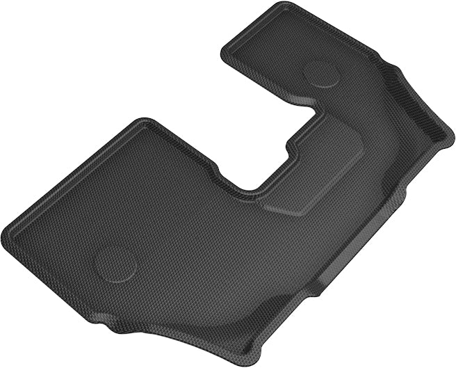 3D MAXpider Custom Fit All-Weather Floor Mats for 2019-2021 7-Seat BMW X7 - Kagu Rubber (Black) - 3rd Row