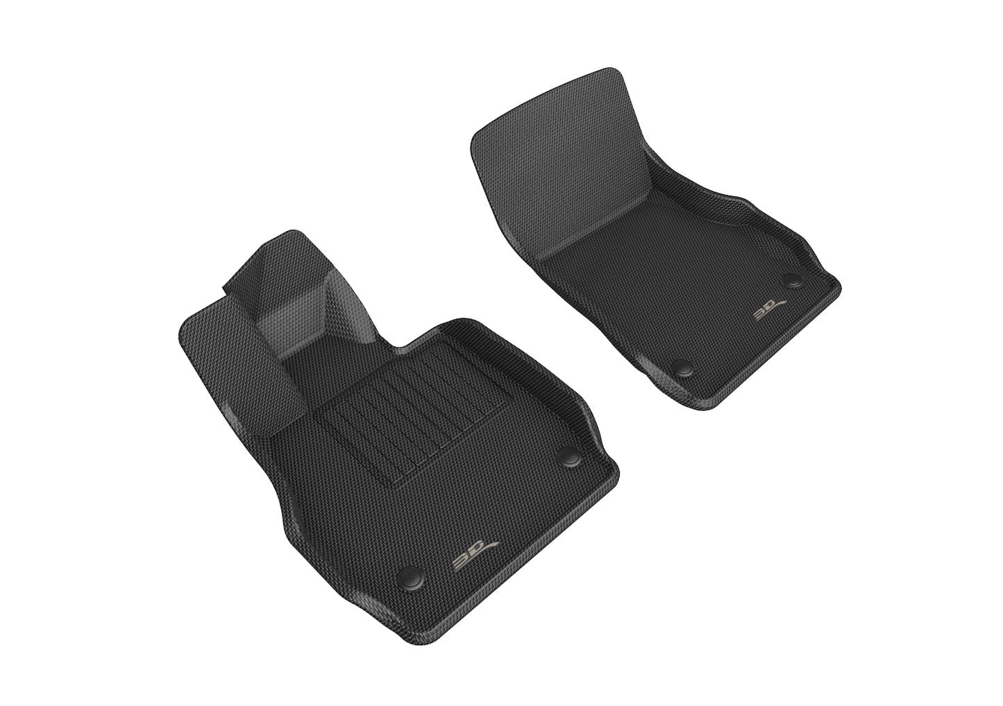 3D MAXpider Custom Fit Floor Liner Black for 2020-2023 CHEVROLET CORVETTE