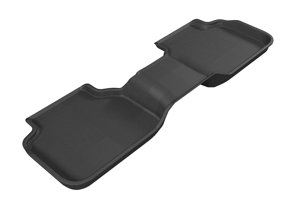 3D MAXpider L1DG00521509 Custom Fit All-Weather Floor Mat for Select Dodge Journey Models - Kagu Rubber (Black) 2009-2020 - Second Row