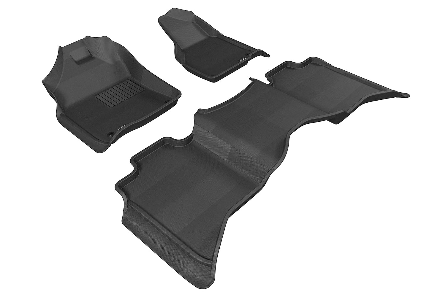 3D MAXpider Custom Fit Floor Liner Black for 2012-2023 DODGE RAM 1500, Crew Cab, Classic Body Only