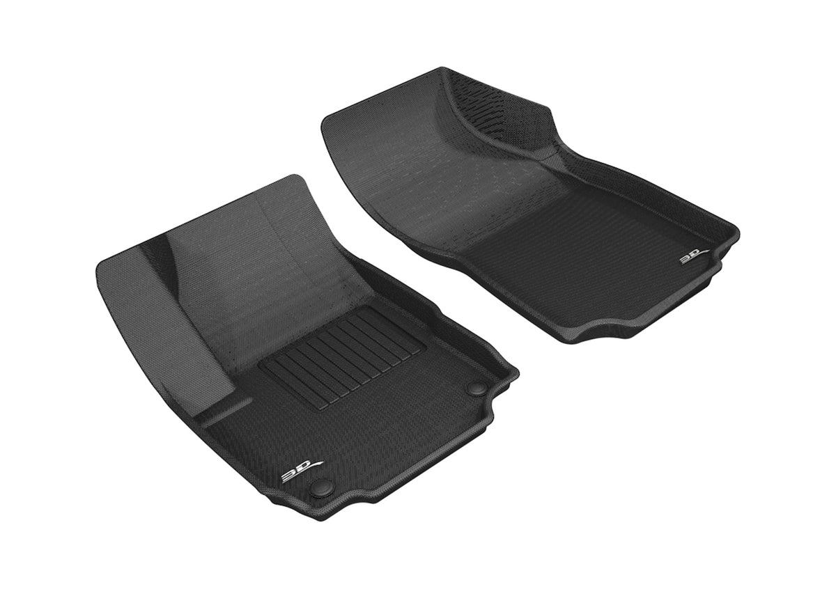 3D MAXpider 2018-2020 GMC Terrain Kagu Floormat - Black (L1GM02311509) - Front Row
