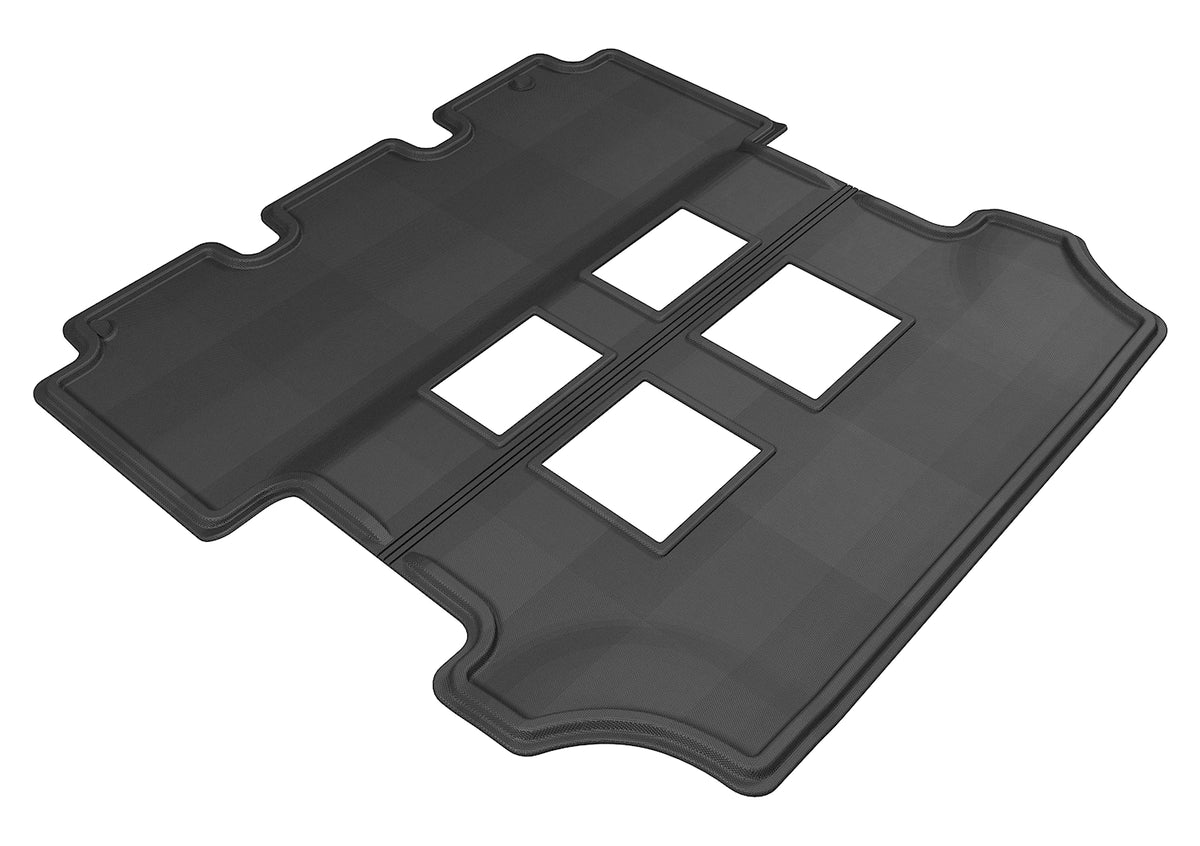 3D MAXpider Custom Fit All-Weather Floor Mat for Select Honda Odyssey EX Models - Kagu Rubber (Black) - Second Row