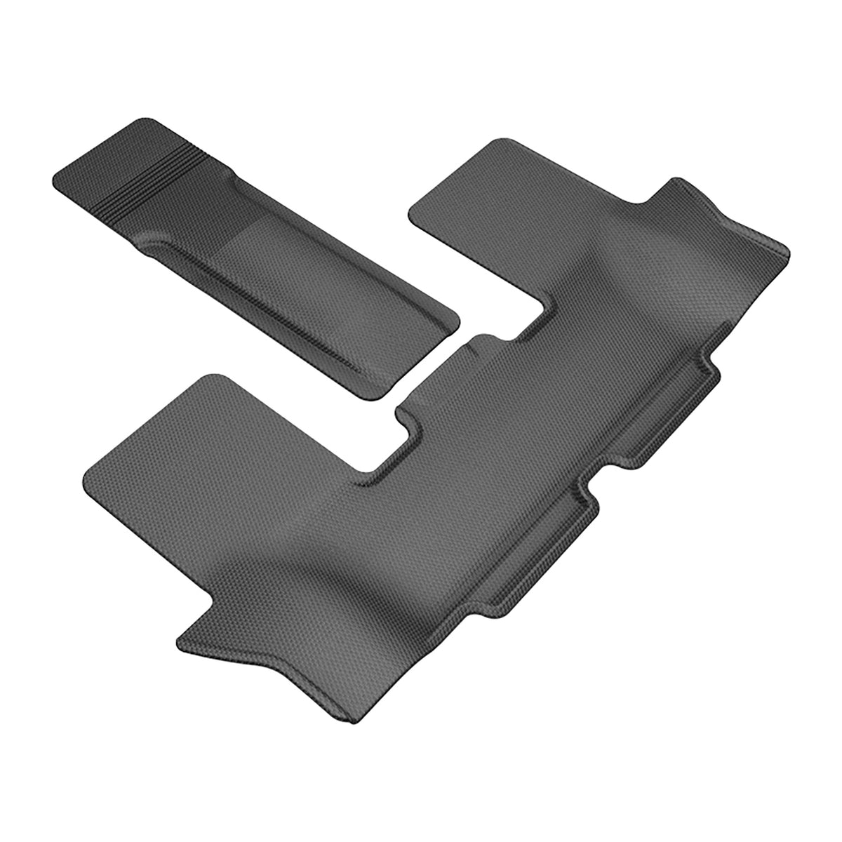 3D MAXpider Custom Fit Kagu Floor Mat (Black) Compatible with Hyundai Santa Fe 2024-2026 - 3rd Row
