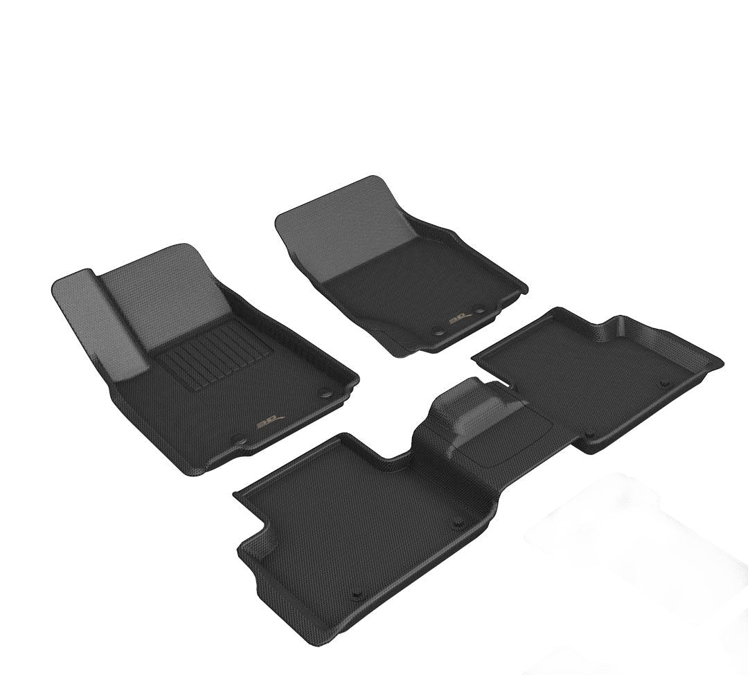 3D MAXpider Custom Fit Floor Liner Black for 2022-2023 JEEP GRAND CHEROKEE 6/7 Seaters, 1st and 2nd Rows