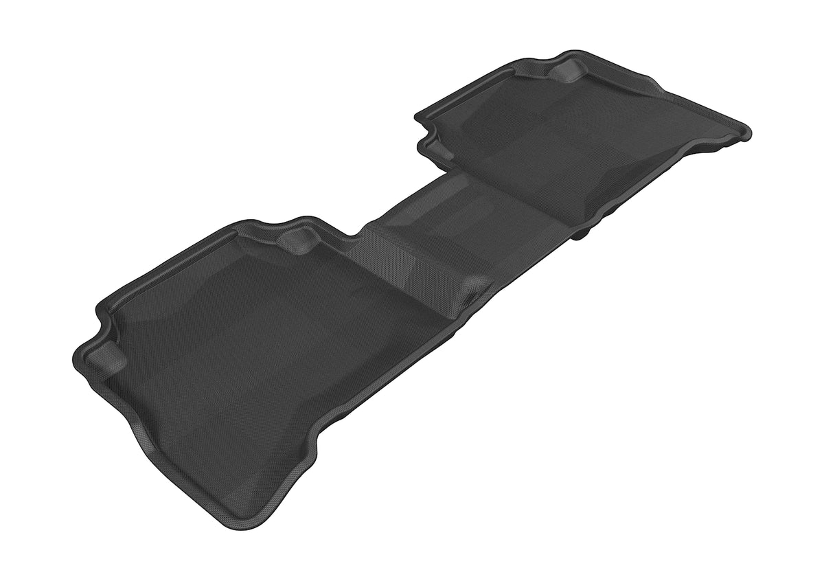 3D MAXpider Custom Fit All-Weather Floor Mat for Select Kia Sorento Models - Kagu Rubber (Black) 2011-2013 - Second Row