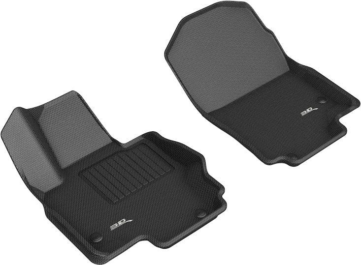 3D MAXpider Kagu Floor Mat (Black) for Mercedes-Benz Gle-Class Suv(W167)2020-2025/Coupe(C167)2021-2025/Amg Gle53/63 Suv/Coupe(W167/C167)2021-2025/Gls-Class(X167)2020-2025/ Amg Gls63(X167)2021-2022 - Front Row