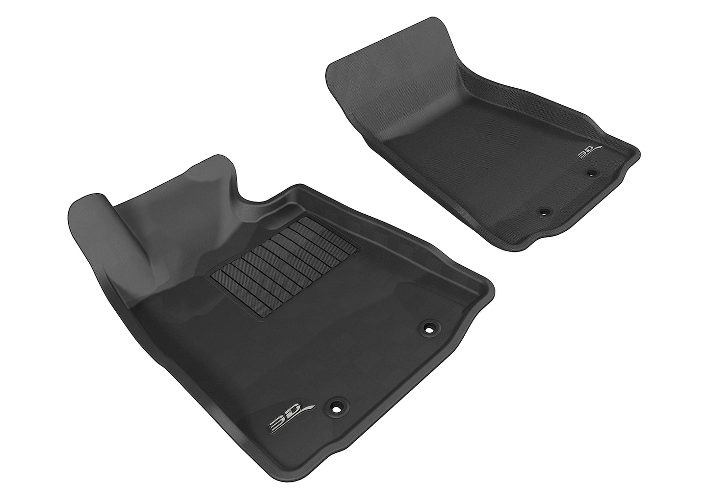 3D MAXpider Custom Fit Floor Liner Black for 2010-2020 NISSAN 370Z 1st Row Only
