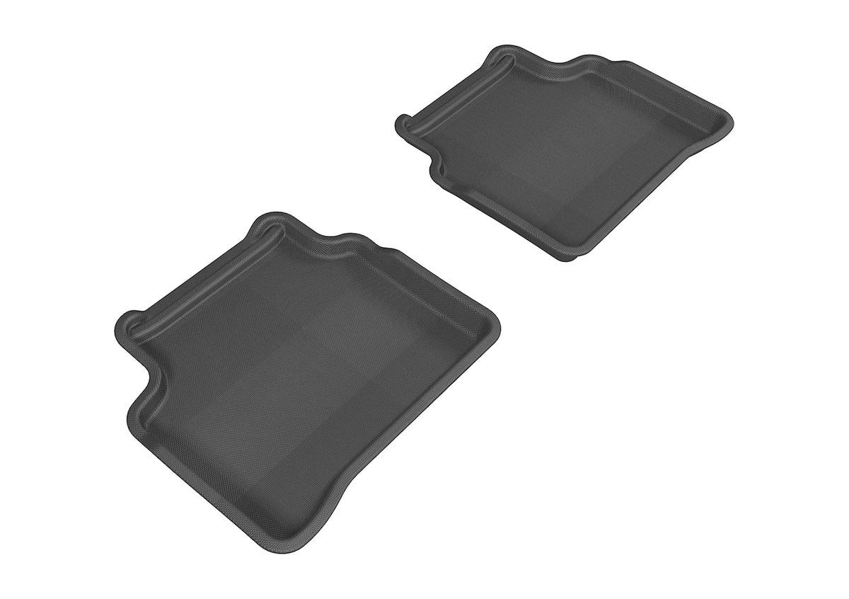 3D MAXpider L1NS06221509 Custom Fit All-Weather Kagu Series Floor Mats Black for Nissan Altima Sedan Models 2007-2012 - Second Row