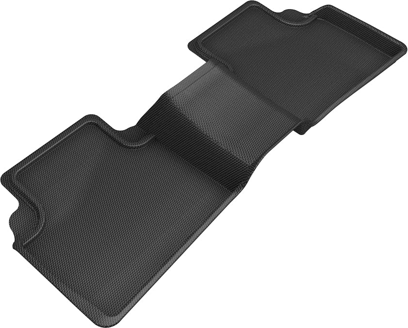 3D MAXpider All-Weather Floor Mats Compatible with Nissan Altima 2019-2022 Custom Fit Car Floor Liners, Kagu Series (Black) - Second Row