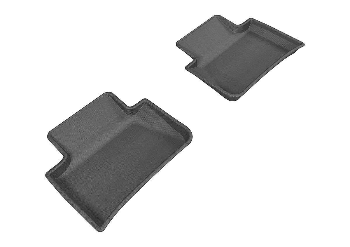 3D MAXpider Custom Fit Kagu Floor Mat (Black) Compatible with Porsche Macan 2014-2024 - Second Row