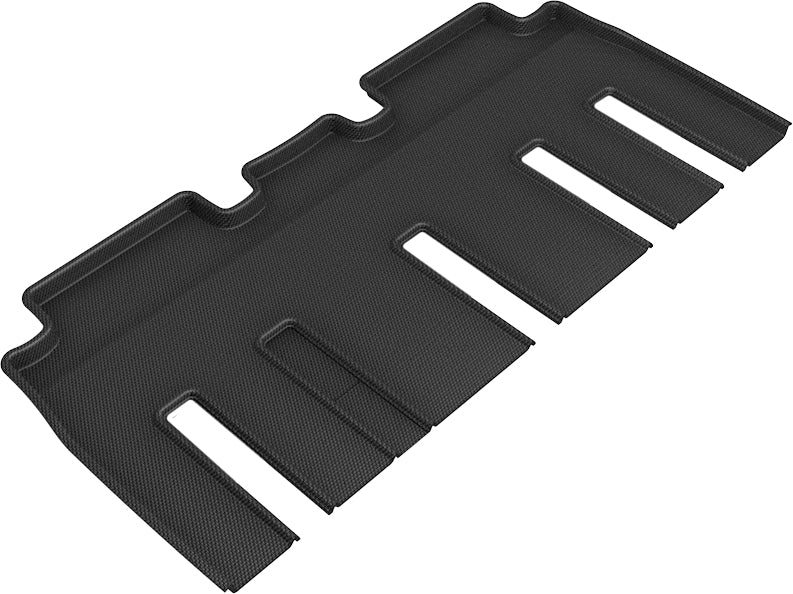 3D MAXpider Custom Fit Kagu Floor Mat (Black) Compatible with Tesla Model X 2017-2021 - Second Row