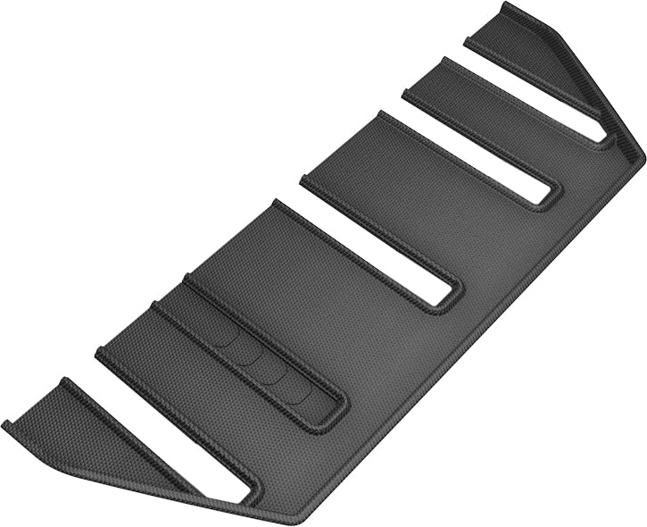 3D MAXpider Custom Fit Kagu Floor Mat (Black) for 2017-2021 Tesla Model X Folding 7-SEAT - 3rd Row